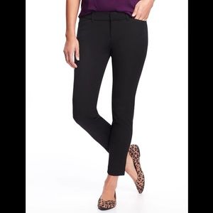 old navy womens 4 black pixie pants cotton blend c